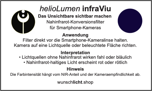 infraViu NIR-Detektor-Card